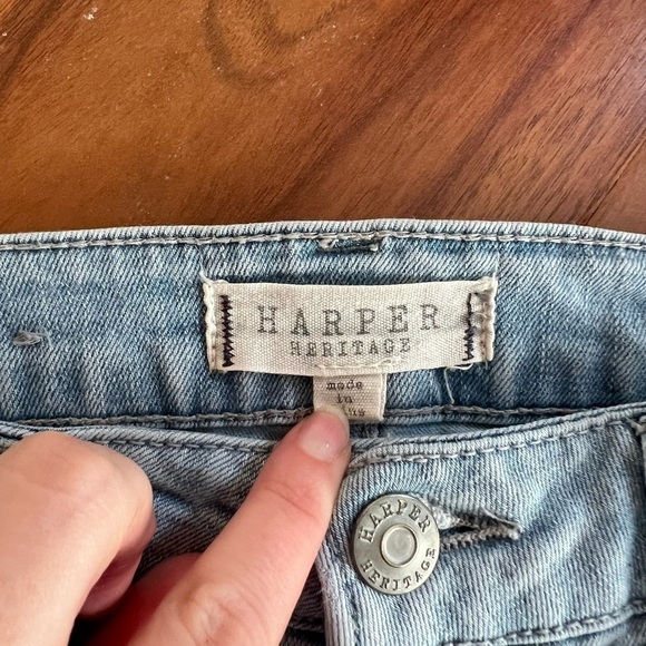 Francesca’s Light Wash High Rise Skinny Jeans - Picture 4 of 6